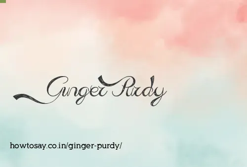 Ginger Purdy