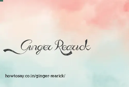 Ginger Rearick