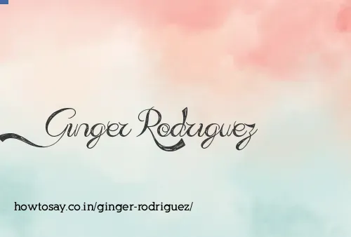 Ginger Rodriguez
