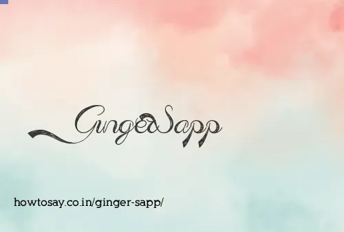 Ginger Sapp