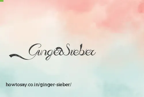 Ginger Sieber