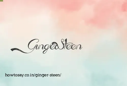 Ginger Steen