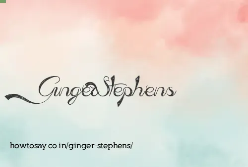 Ginger Stephens