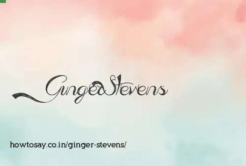 Ginger Stevens