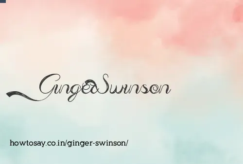 Ginger Swinson