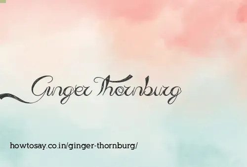 Ginger Thornburg