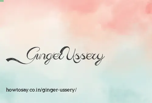 Ginger Ussery