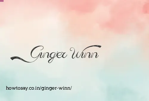 Ginger Winn
