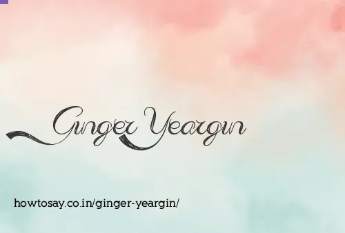 Ginger Yeargin