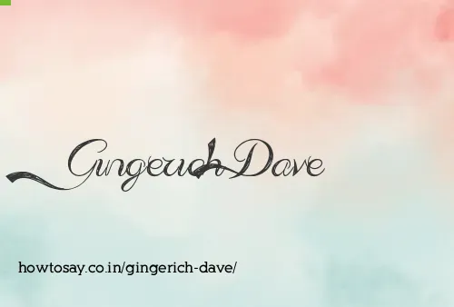 Gingerich Dave