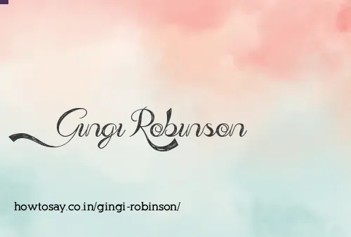 Gingi Robinson