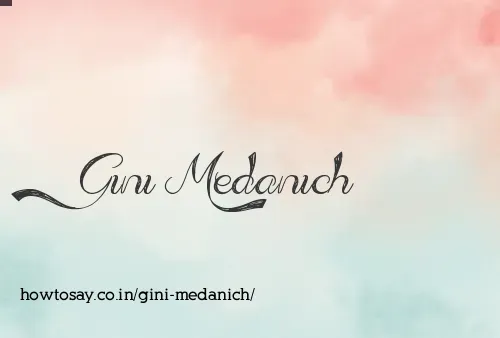 Gini Medanich