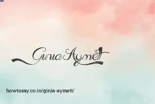Ginia Aymett