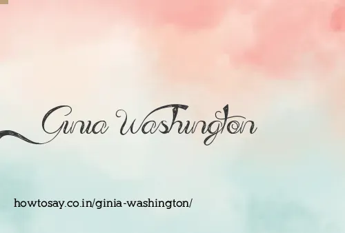 Ginia Washington