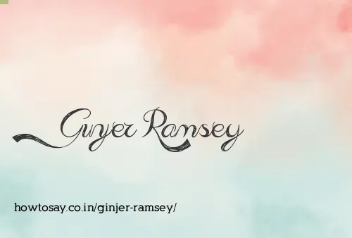 Ginjer Ramsey