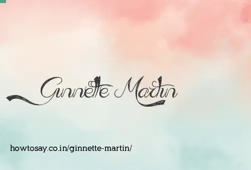 Ginnette Martin