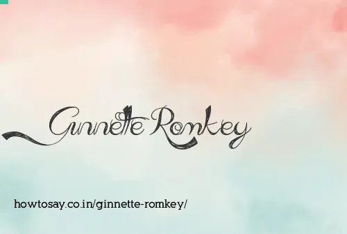 Ginnette Romkey