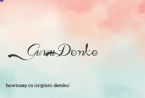 Ginni Demko