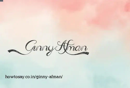 Ginny Afman