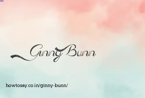 Ginny Bunn