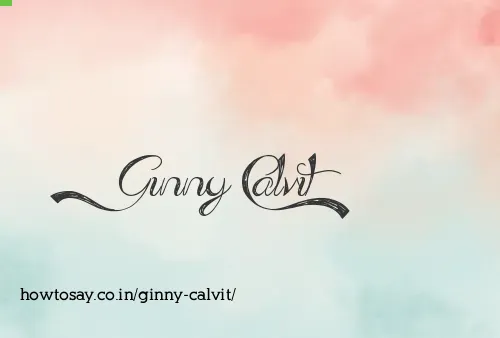 Ginny Calvit