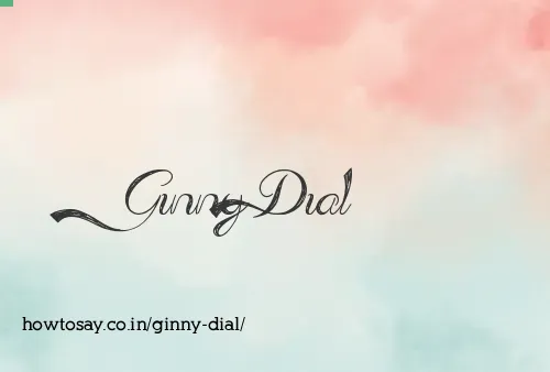 Ginny Dial