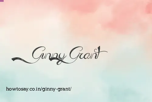 Ginny Grant