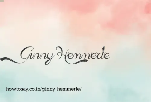 Ginny Hemmerle