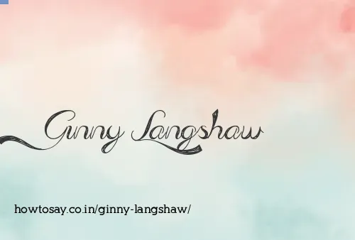 Ginny Langshaw