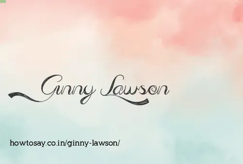 Ginny Lawson