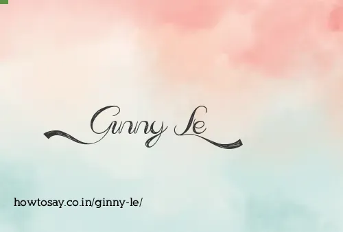Ginny Le