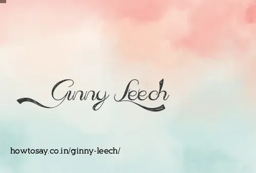 Ginny Leech