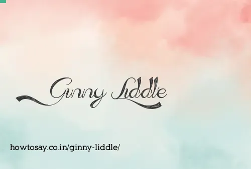 Ginny Liddle