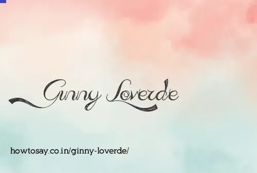 Ginny Loverde