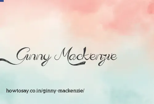 Ginny Mackenzie
