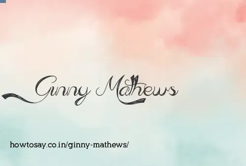 Ginny Mathews