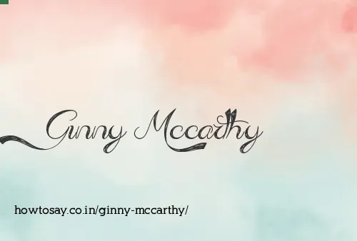 Ginny Mccarthy