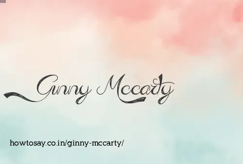 Ginny Mccarty