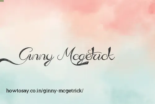 Ginny Mcgetrick