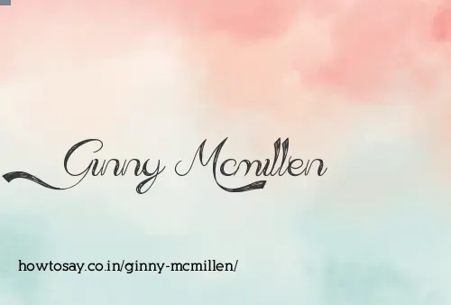 Ginny Mcmillen