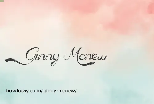 Ginny Mcnew
