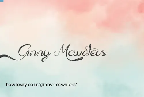 Ginny Mcwaters