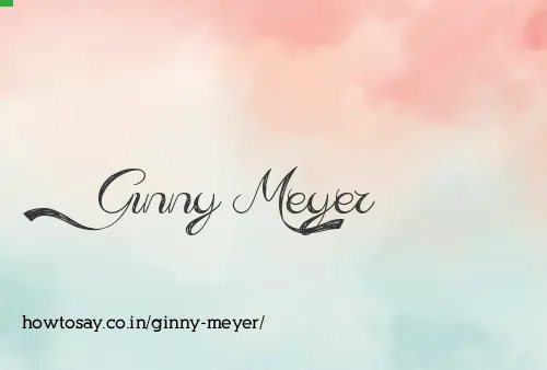 Ginny Meyer
