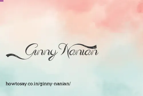 Ginny Nanian
