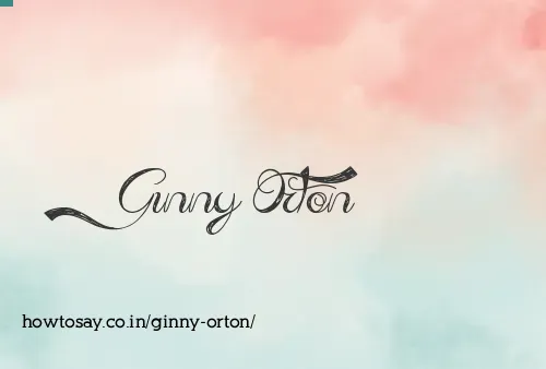 Ginny Orton