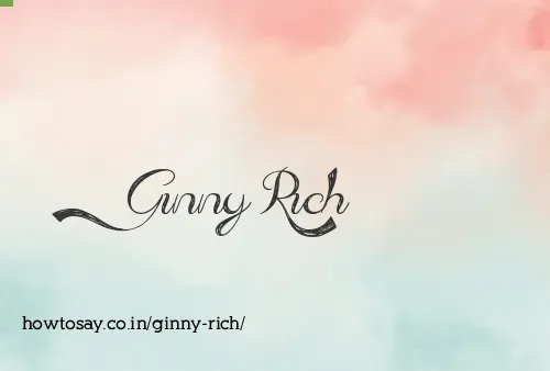 Ginny Rich