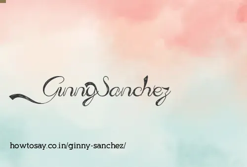 Ginny Sanchez