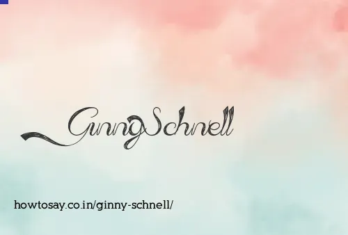 Ginny Schnell