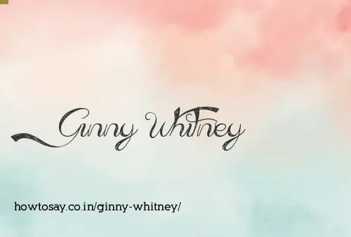 Ginny Whitney
