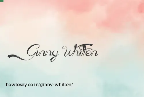 Ginny Whitten